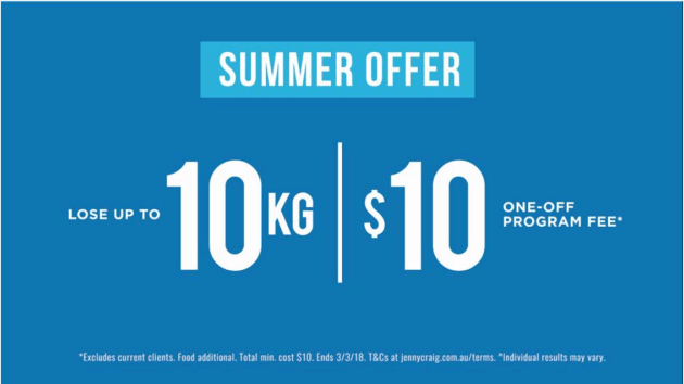 The ad failed to mention the cost of food involved in the weight loss program.