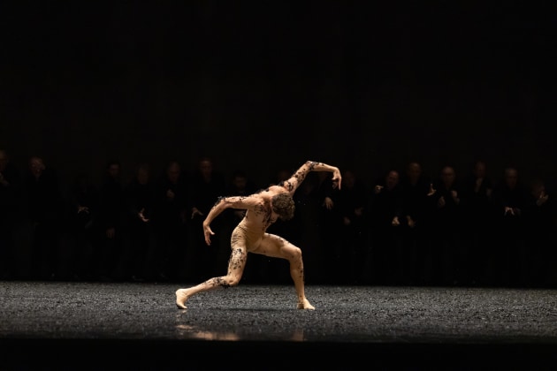 Joshua Ostermann in Queensland Ballet&rsquo;s Messa da Requiem. Photographer: David Kelly.