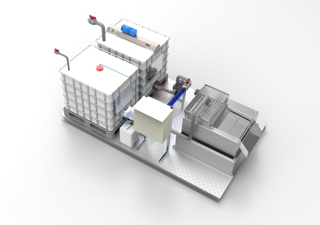 KDS’s self-cleaning, energy efficient operation units can also be skid-mounted for portability.
