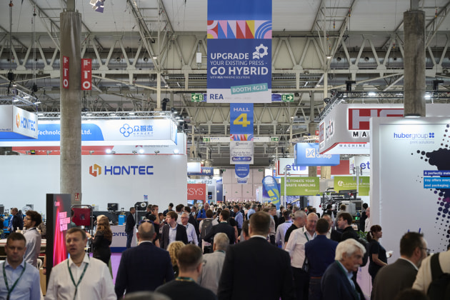 largest ever Labelexpo: 43,000+ net sqm of exhibitor space [Photo: Bart Vercammen]