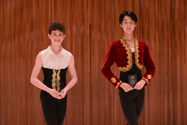 Lewis Nicholson and Jiaze Chun. Photo by BWP Studios