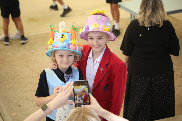 Malakai and Skylah at The McDonald College. Image supplied by The McDonald College.