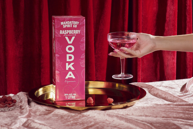Mandatory Spirit Co. has released a range of flavoured vodkas in compact one litre Bag-in-Box (BIB) packaging that reduces its carbon footprint by eight times compared to using glass bottles.