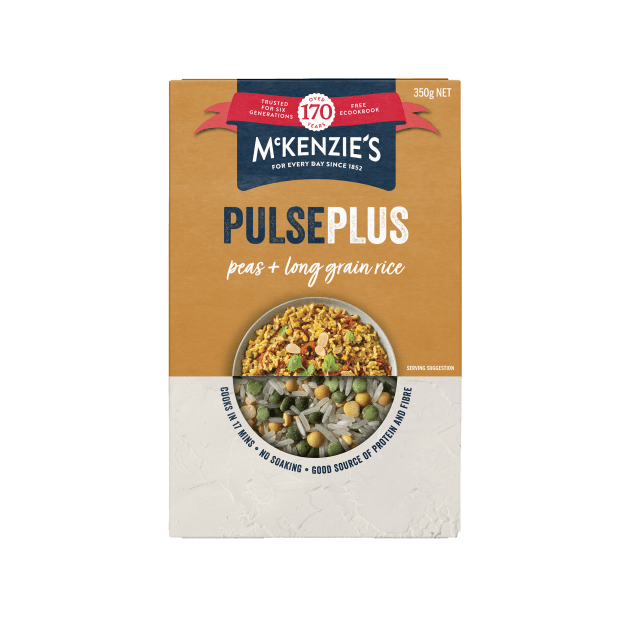 McKenzie’s Foods is expanding its range of pantry staples with Pulse Plus, a new collection of nutritious, fast cooking grains and legumes.