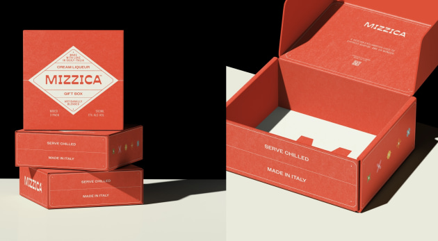 Percept said cream liqueurs can appear heavy or dated, so the packaging was designed to stand out on shelf while meeting regulatory requirements.