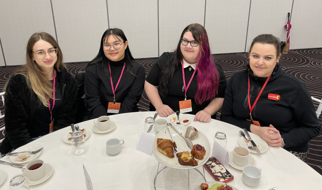 L-R. Cactus Imaging’s Nadja Zuza, Erika Tan, Emily Watterson and Karen Lawler