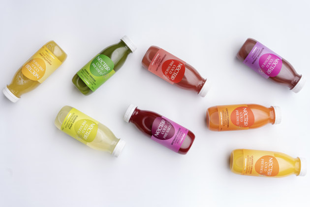 Nectar Cold Pressed's new brand platform and packaging system covers packaging, visual identity, tone of voice, photography, content strategy and marketing collateral.