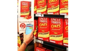 Nestle is using NFC technology to support the launch of Uncle Toby's Oats & Strawberries.