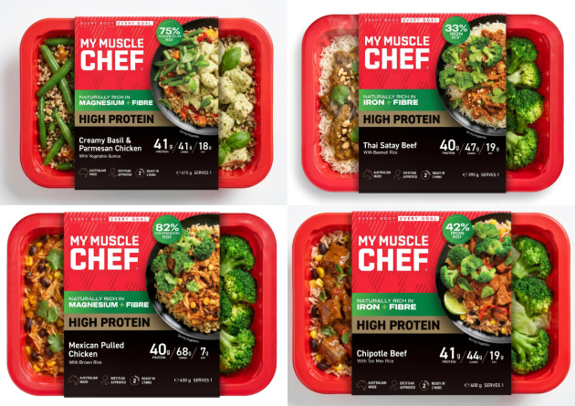 Ready meal company, My Muscle Chef, has launched its new Nutrient Rich range, featuring six high-protein meals designed to deliver essential nutrients like fibre, magnesium, and iron to better support the nutritional needs of Australians.
Source: My Muscle Chef
