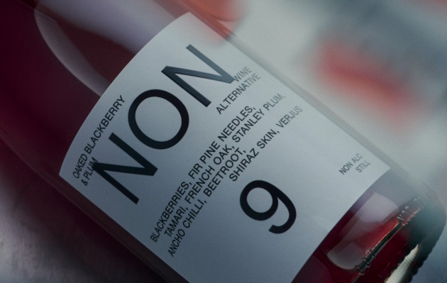 Just in time for winter roasts and long lunches, NON has launched its most food-focused release to date, a 0.0% red wine alternative – NON9 Oaked Blackberry & Plum. (Image: NON)