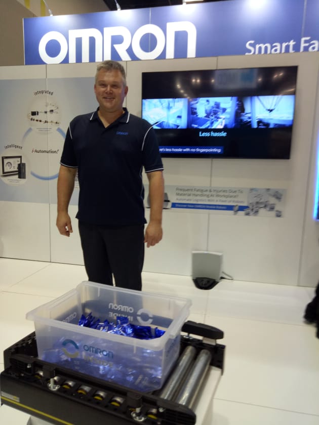 Omron's automation technology product manager Chris Probst.