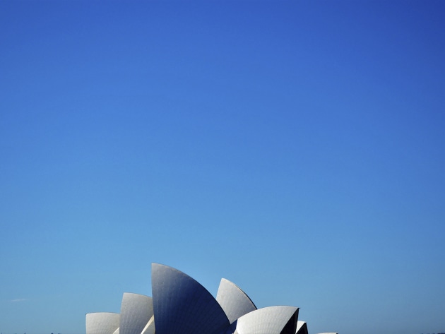 'Opera House in the Winter Sun,' by Michelle Lukacevic