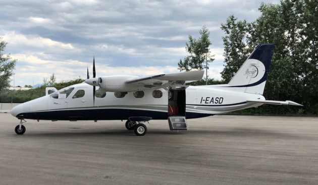 Tecnam's new generation charter aeroplane: the P2012 Traveller. (Tecnam)