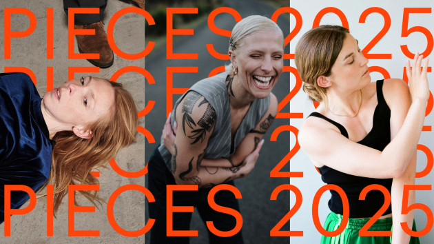 PIECES 2025 artists Jo Lloyd, Jenni Large & Siobhan McKenna. Images by Peter Rosetzky, Melanie Kate, Andrew Frasher.