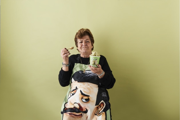 Award winning Elato Gelato has partnered with Pistachio Papi to create the limited-edition Quattro Pistachio Explosion. Pistachio Papi is known for using nonnas in its marketing campaigns (Image: Elato Gelato)