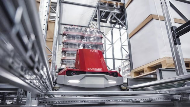 Swisslog’s PowerStore high-density pallet shuttle system is ideally suited to warehouses that require high throughput of a lower number of unique items.
Source: Swisslog