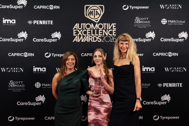 Rachel Butler, Jennifer Smyth (Women in Automotive Apprentice of the Year), Kate Peck