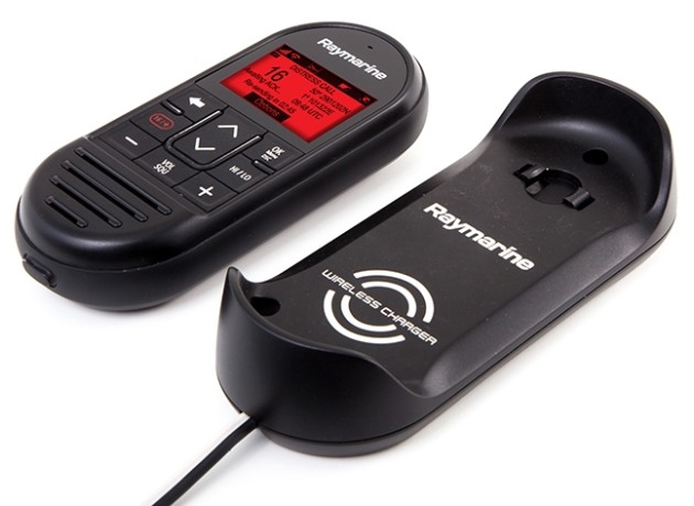 The wireless handsets are powered by lithium-ion batteries with inductive charging in the dock.