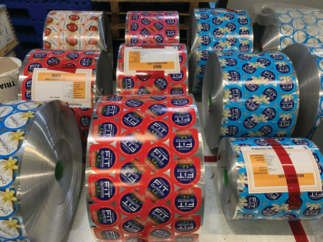 Ready to go: The company supplies aluminium and PET lids as either die cut or reel-fed lidding to major dairy, desserts and dip customers in Australia, New Zealand and across the Pacific.