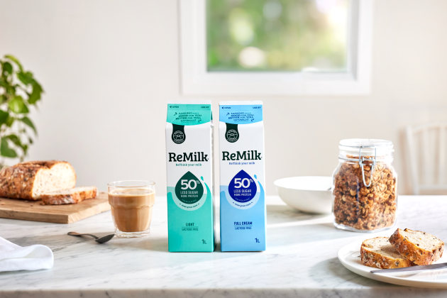 Beverage manufacturer Made’s latest product, ReMilk, is a 100 per cent lactose free dairy milk, with half the sugar and 50 per cent more protein. (Image credit: Willow Creative)