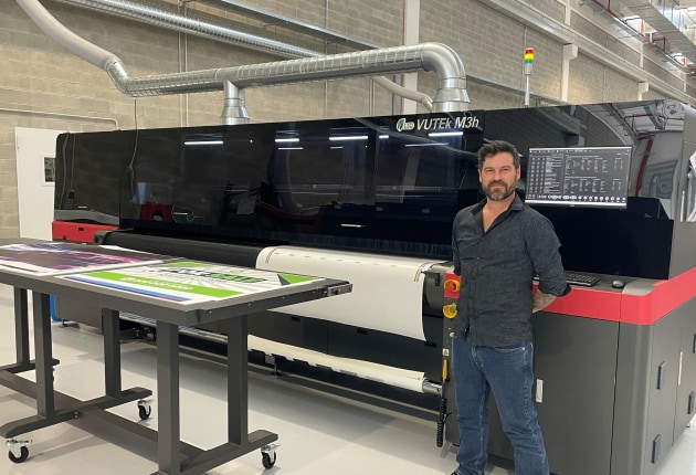 Ideal timing: Rob Pearson, EFI's new sales development manager for Australia and New Zealand