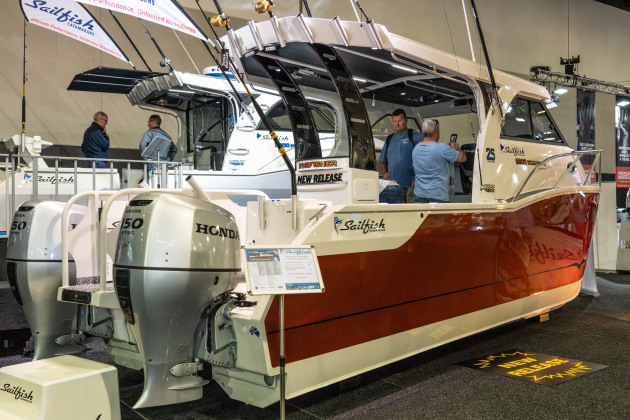 The special anniversary 2800 Gamefisher from Sailfish. (Photo: Mick Fletoridis).