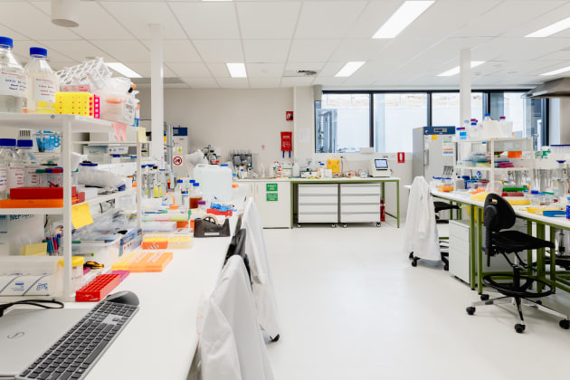High tech R&D: On-site laboratory at the Jerrabomberra facility