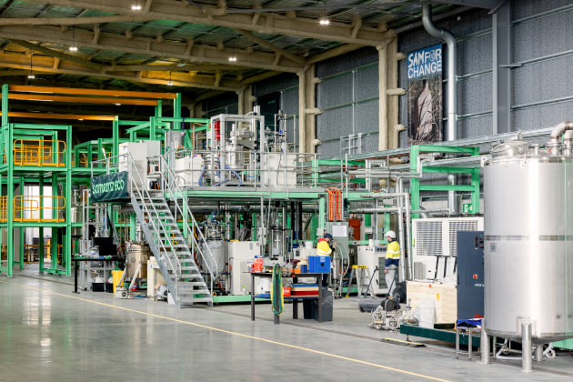 In just four years, Samsara Eco has scaled from bench research through to pilot, demonstration, and now its first plant.