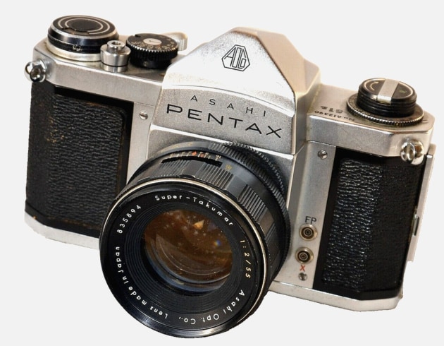 The Asahi Pentax S1A was a tough camera able to withstand the rigours of the battlefield.