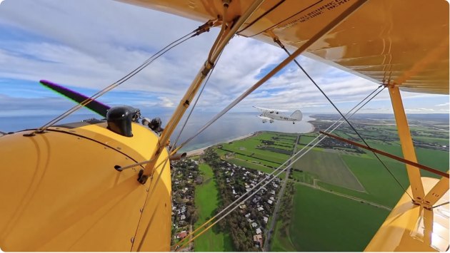 Strap into the front seat of a Boeing Stearman and take in the unmistakable sound of a radial engine, the rush of open-cockpit flight, and the kind of pure, uncomplicated aviation that never really goes out of style.