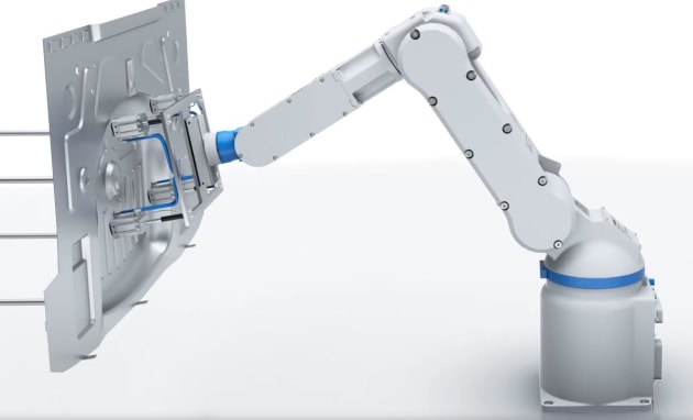 The MHM gripper range from SMC uses magnetic technology for product handling on irregular surfaces addressing of regular pads not gaining sufficient absorption.