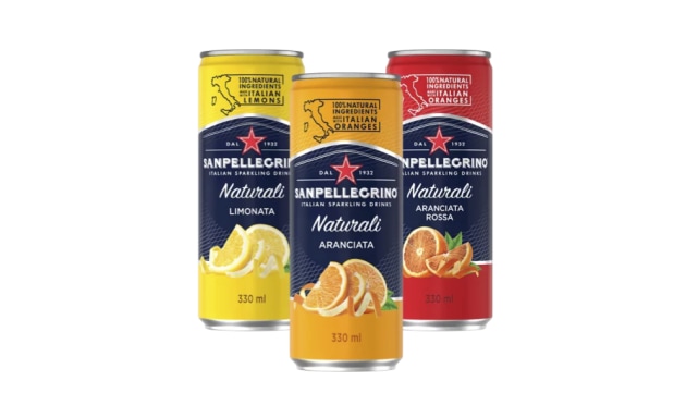 The Sanpellegrino Naturali range features the same taste of Mediterranean citrus with a simplified formula, made with up to 7 ingredients and no artificial colours or sweeteners.