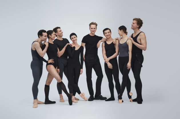 David Hallberg with AB principal artists.