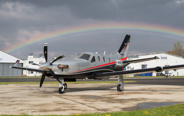 TBM 940 on the ramp at Daher in Tarbes, France. (Daher)