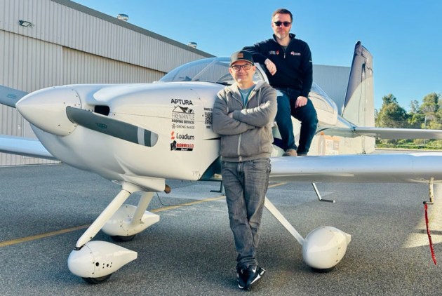 Team ZIC, who took line honours in the 2025 Red Planet Outback Air Race. (Outback Air Race)
