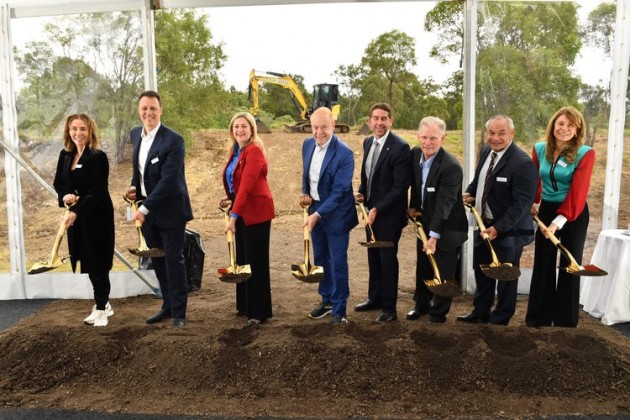 Visy breaks ground on its new $500m glass recycling and remanufacturing factory in Queensland.