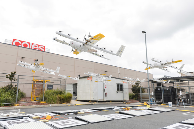 South East Queenslanders will be the first to trial the new drone delivery service. Image: Coles Group