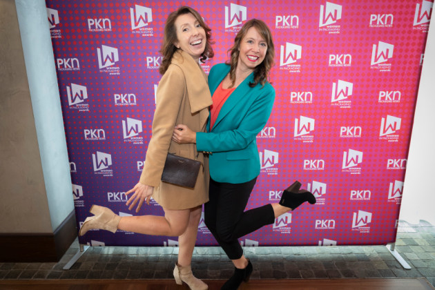 Capturing the celebratory spirit: Women in Packaging judge Pippa Corry and finalist Belinda Chellingworth.