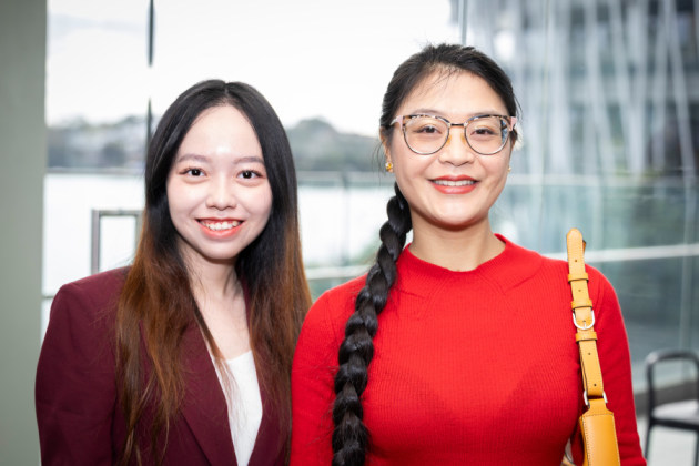 Rising stars: Dr Ruby Chan and Mel Nguyen, both finalists at this year's Women in Packaging awards.