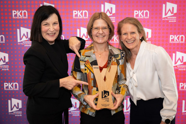 Nestle celebrates! Margaret Stuart, award-winner Jacky Nordsvan, and Sally Strautins.