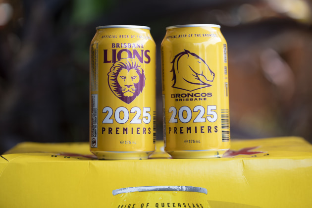 Designed in XXXX’s signature red and gold palette, the cans feature the clubs’ logos and celebrate Queensland’s unmatched sporting pride.