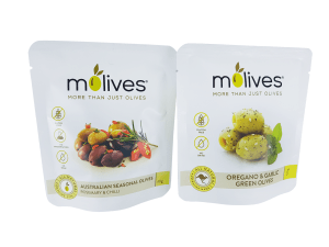 Molives, fresh from the pouch