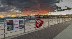 Vandals strike Head On Photo Festival at Bondi Beach