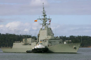 Australian naval build-up flagged