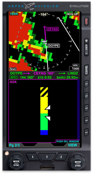 FAA certifies Aspen Angle-of-Attack Indicator