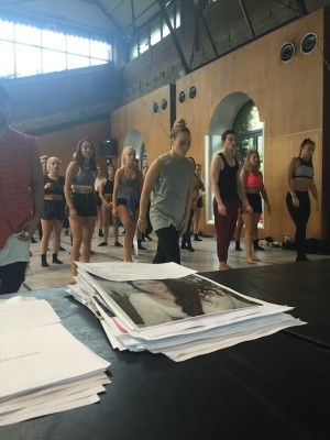 From the audition floor