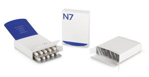 Compact carton offers extra print space