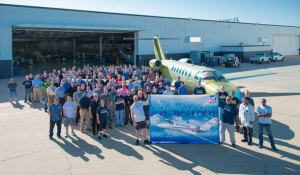 Citation CJ3+ Rolls off Production Line