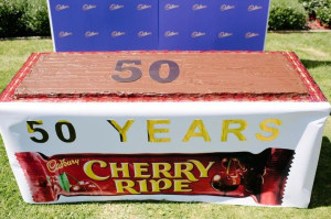 Mondelez breaks out giant Cherry Ripe