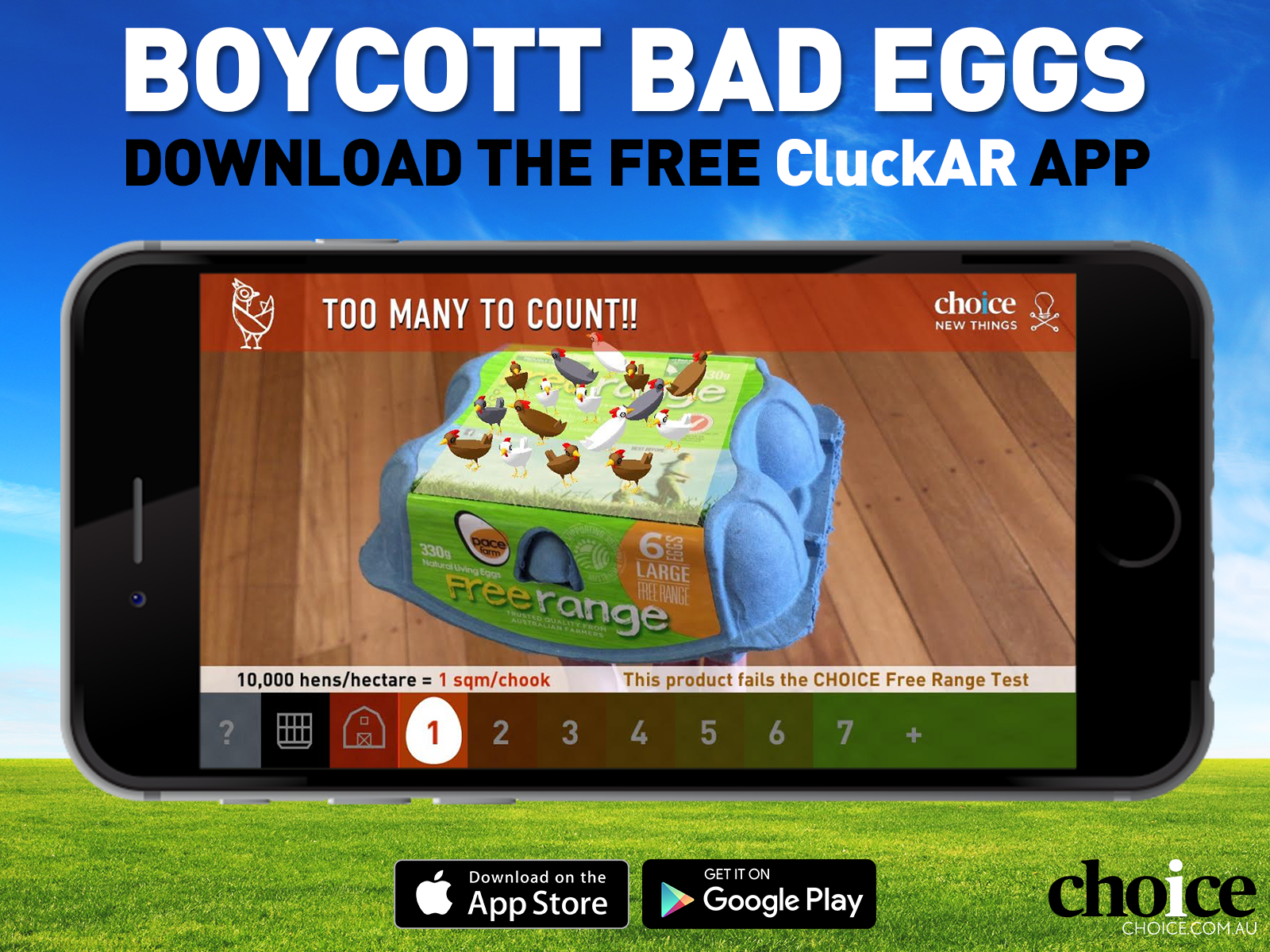 Choice launches new weapon in free range egg campaign